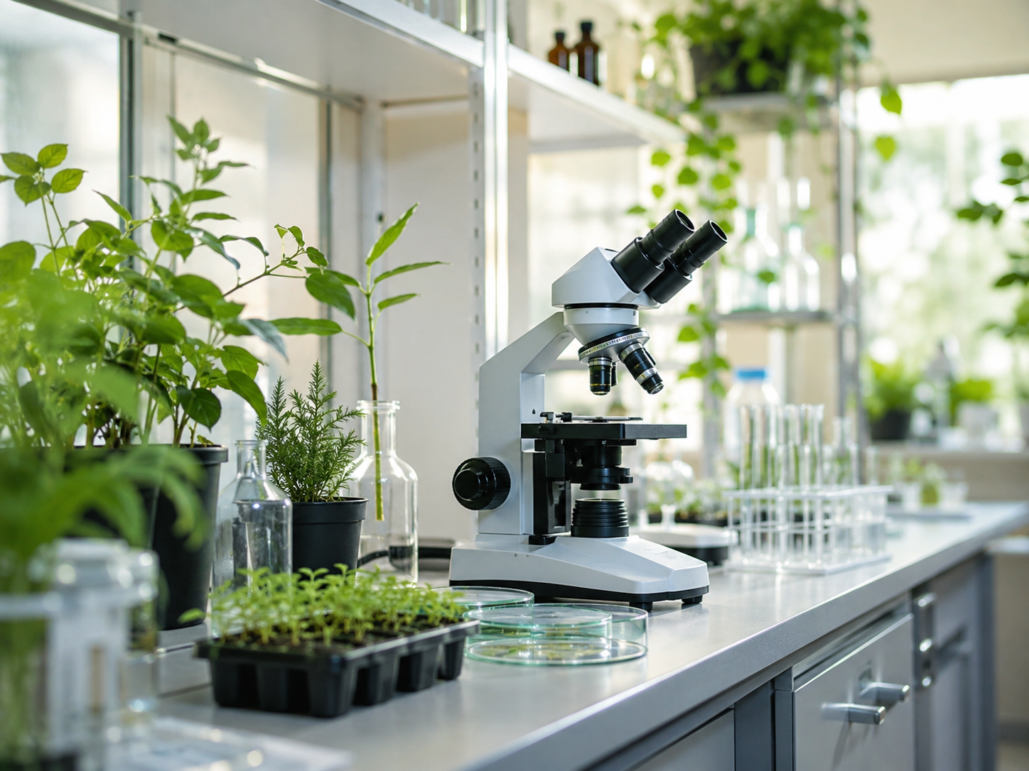 Laboratorio de biotecnología y ciencias de la salud — vida, alimento y bienestar.